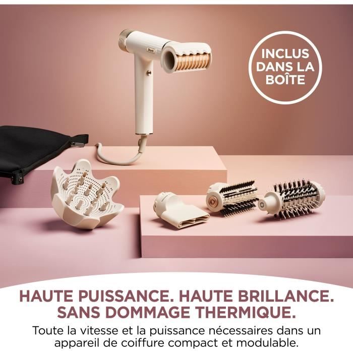 Asciugacapelli - SHARK - SpeedStyle HD352EU - Arricciacapelli e RapidGloss - Custodia - Asciugatura rapida