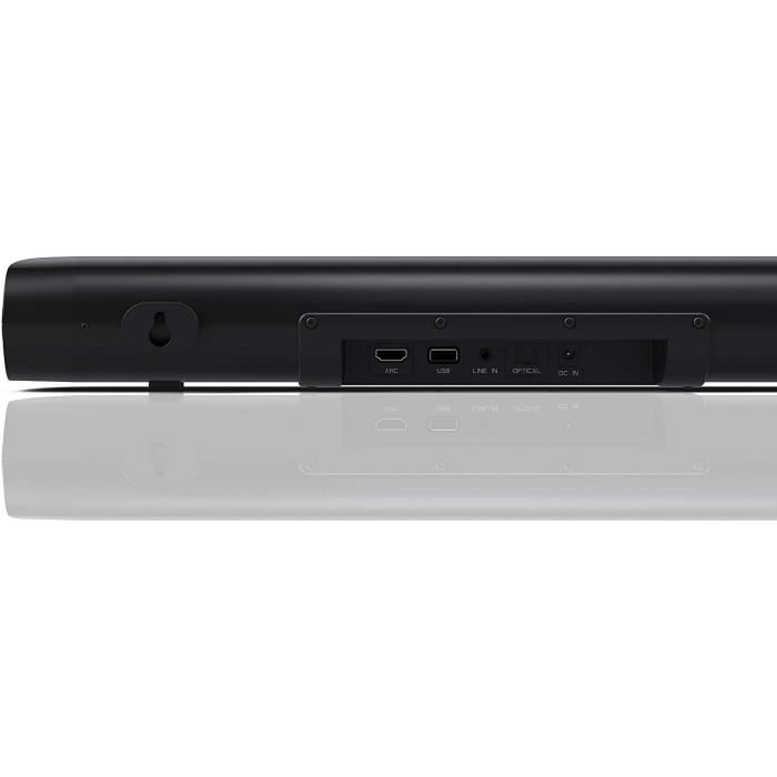 SHARP HT-SB107 - Soundbar 2.0 - Bluetooth 4.2 - 90W - HDMI, Aux 3.5mm, USB - Nero