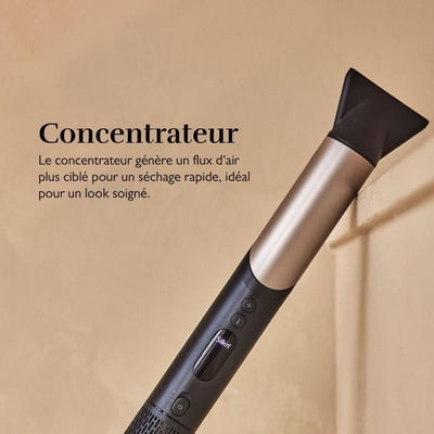 Asciugacapelli - Silk'n - Silky Air Flex - Nero-Oro - 110.000 giri/min - 5 accessori