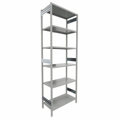 Scaffalatura metallica da magazzino Verniciata cm. 100x50x300h