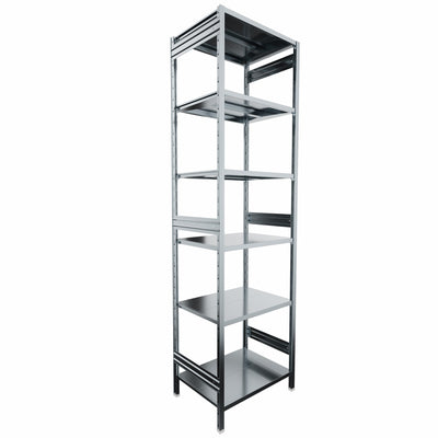 SCAFFALATURA metallica da magazzino Zincata cm. 80x60x300h