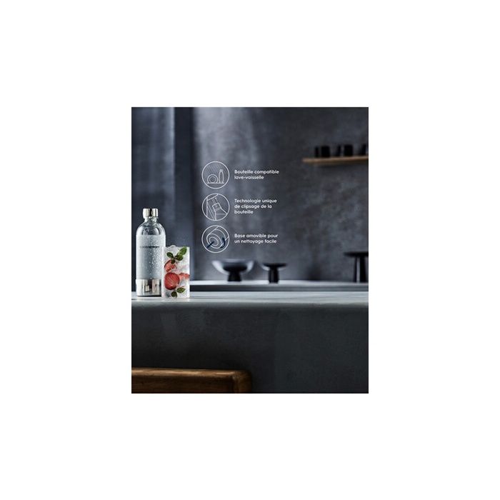 Bottiglia - Sodastream - ENSO - Metallo - 1L - Lavabile in lavastoviglie