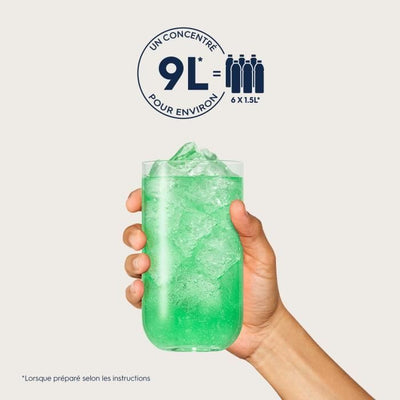 Concentrati SODASTREAM - Confezione da 6 concentrati alla menta senza zucchero - Fino a 54 litri di bevande - 440 ml