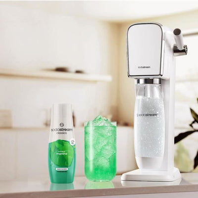 Concentrati SODASTREAM - Confezione da 6 concentrati alla menta senza zucchero - Fino a 54 litri di bevande - 440 ml