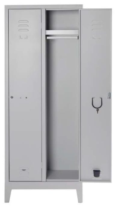 Armadio spogliatoio metallico a 2 ante battenti cm. 69x50x180h