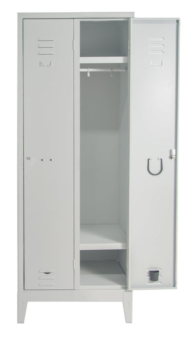 Armadietto per spogliatoio con 2 vani cm. 69x50x180h