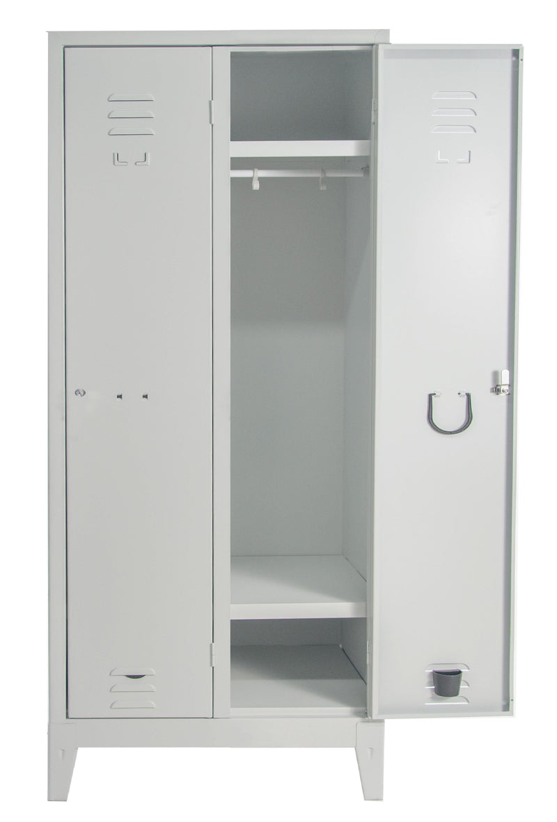 Armadietto per spogliatoi a 2 vani cm. 97x50x180h