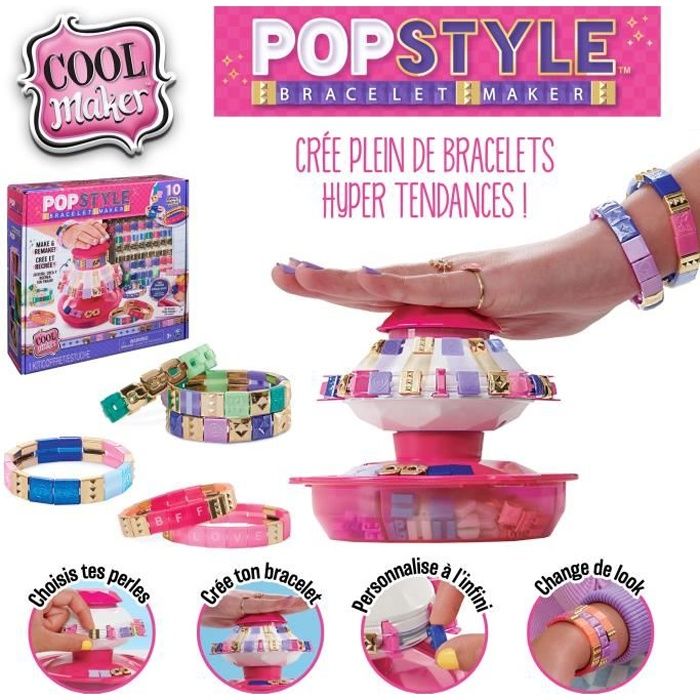 COOL MAKER - Macchina per braccialetti stile pop - Fino a 10 braccialetti