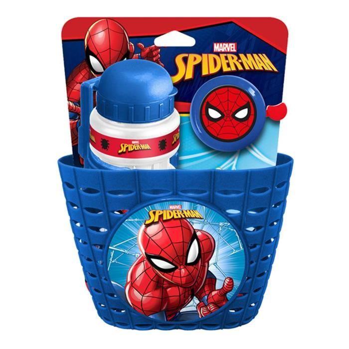 SPIDER-MAN Set Cestino + Bottiglia + Campanello