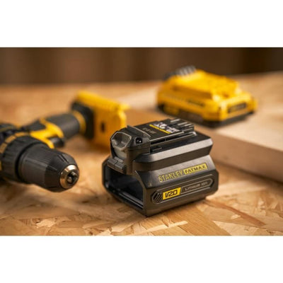 Adattatore batteria - STANLEY FATMAX V20 - SFMCB100-XJ - Su utensili 18V gamma 2019