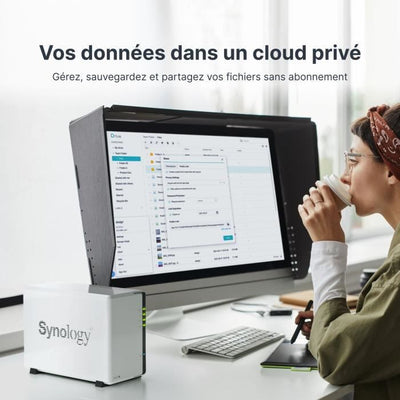 Server NAS - SYNOLOGY - DS223J - 2 alloggiamenti