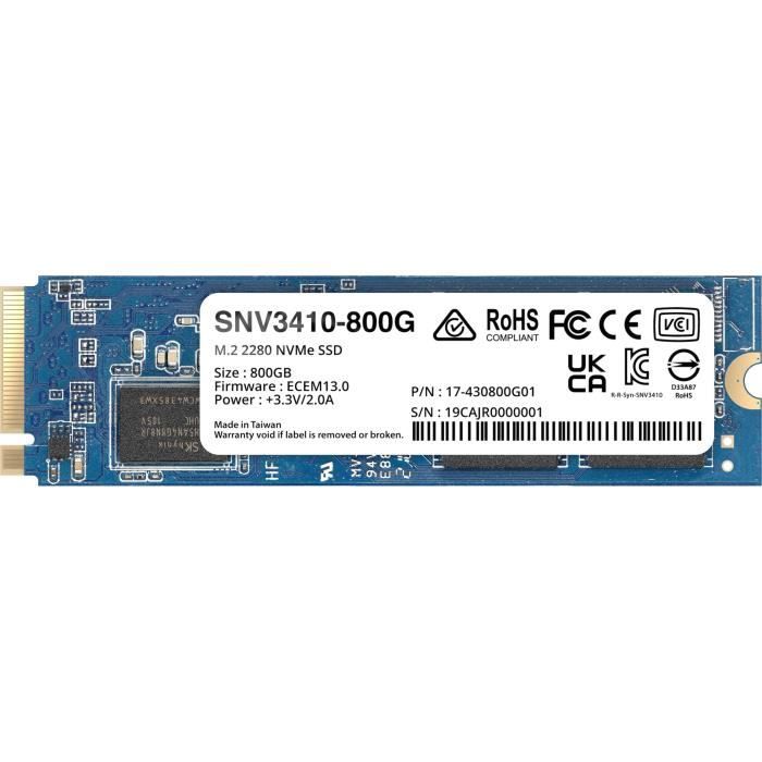 SSD - SYNOLOGY - SNV3410-800G - 800 GB - SATA-600 - USB 3.0