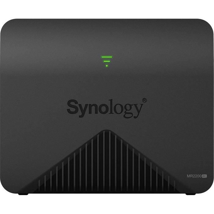 Router mesh wireless - SYNOLOGY - MR2200ac - WiFi AC - Tripla banda - 2200 Mbps (2x AC867 + N400) MU-MIMO WPA3
