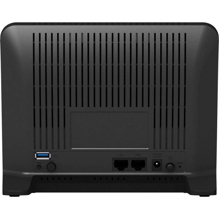 Router mesh wireless - SYNOLOGY - MR2200ac - WiFi AC - Tripla banda - 2200 Mbps (2x AC867 + N400) MU-MIMO WPA3