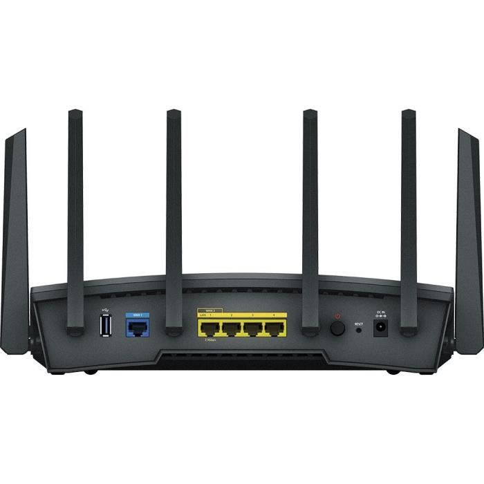 Router - Synology RT6600AX Desktop Tribanda wireless -Router - Wireless - 4 porte switch