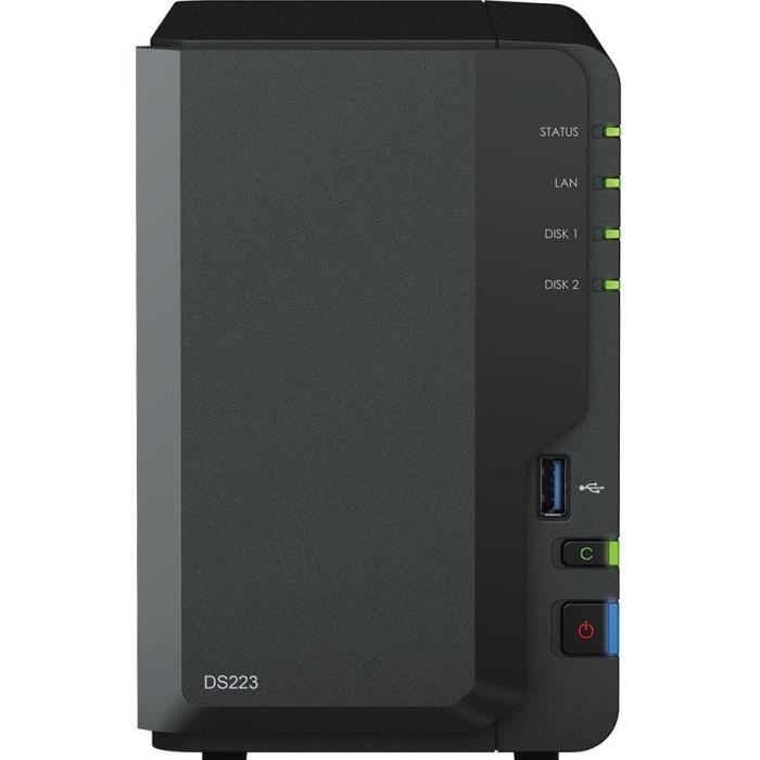 Sinologia DS223 Server di archiviazione - 2 baie - 2 GB DDR4