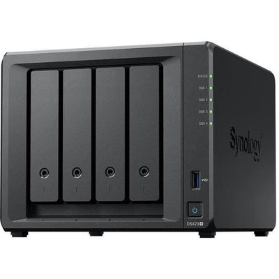 Desktop NAS Synology - 4 Bays - Quad Core - 1,4 GHz - 2 GB di RAM