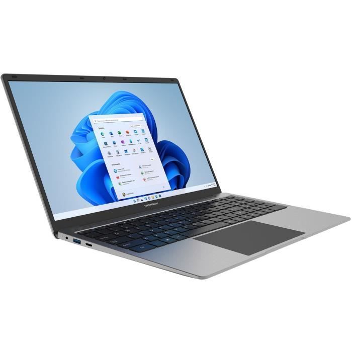 Notebook portatile - THOMSON NEO15 - 15.6 HD - Celeron N4020 - 4 GB di RAM - 128 GB SSD - Windows 11S - Grigio - AZERTY + Office 1 anno