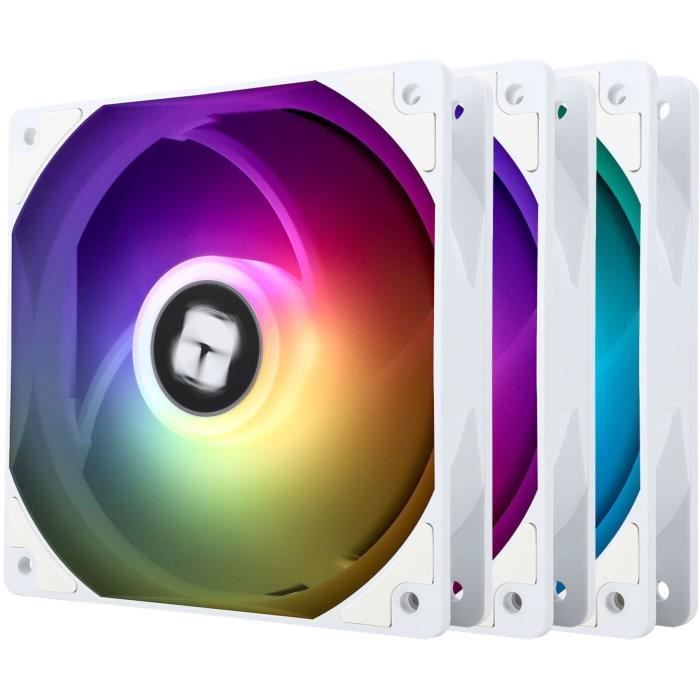 Thermalright - TL-C12CW-S (Bianco) - 3x120mm - Per case PC - Confezione da 3