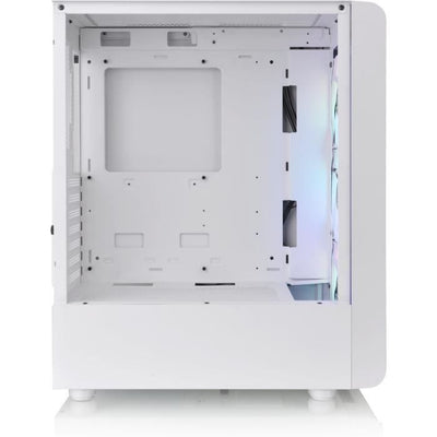 Case PC Mid Tower senza alimentatore - THERMALTAKE S200 TG ARGB (Bianco) - ATX/Micro ATX - 3x120mm A-RGB - USB 3.0/2.0 - Vetro temperato