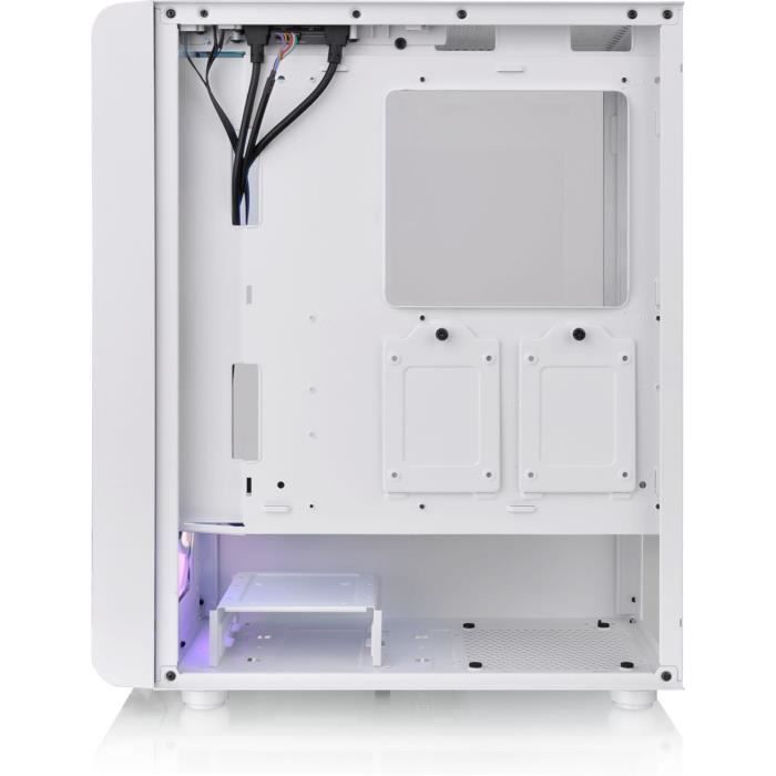 Case PC Mid Tower senza alimentatore - THERMALTAKE S200 TG ARGB (Bianco) - ATX/Micro ATX - 3x120mm A-RGB - USB 3.0/2.0 - Vetro temperato
