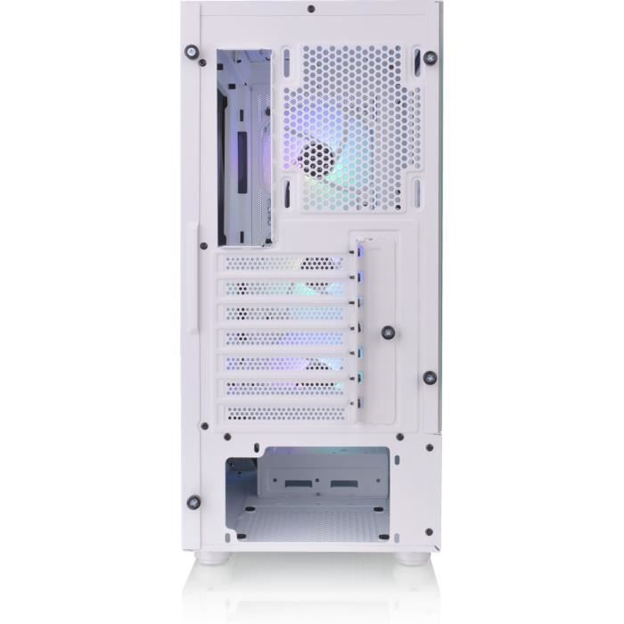 Case PC Mid Tower senza alimentatore - THERMALTAKE S200 TG ARGB (Bianco) - ATX/Micro ATX - 3x120mm A-RGB - USB 3.0/2.0 - Vetro temperato