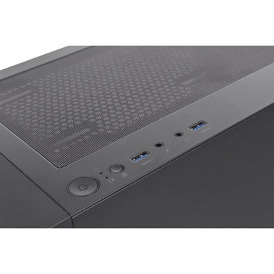 Case PC Mid Tower senza alimentatore - THERMALTAKE View 200 TG ARGB (Nero) - ATX/Micro ATX - 3x120mm A-RGB - USB 3.0/2.0 - Vetro temperato