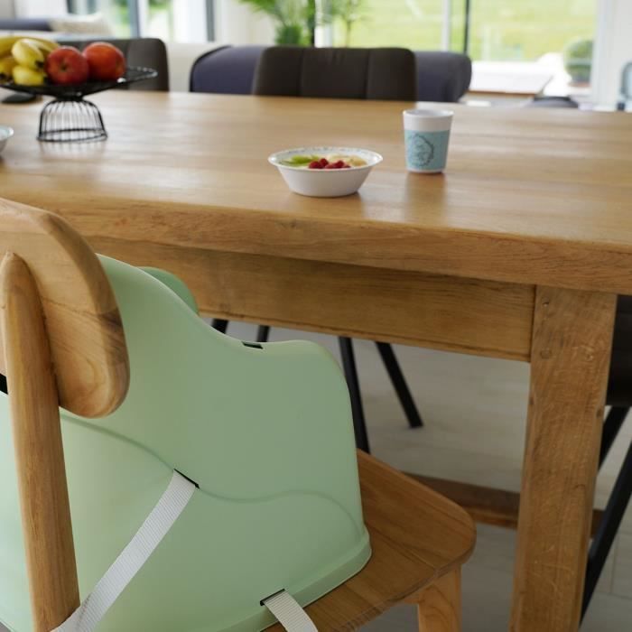 Booster di Thermobaby Tudi Chair - da 6 a 36 mesi - cablaggio di sicurezza a 3 punti - Céladon Green