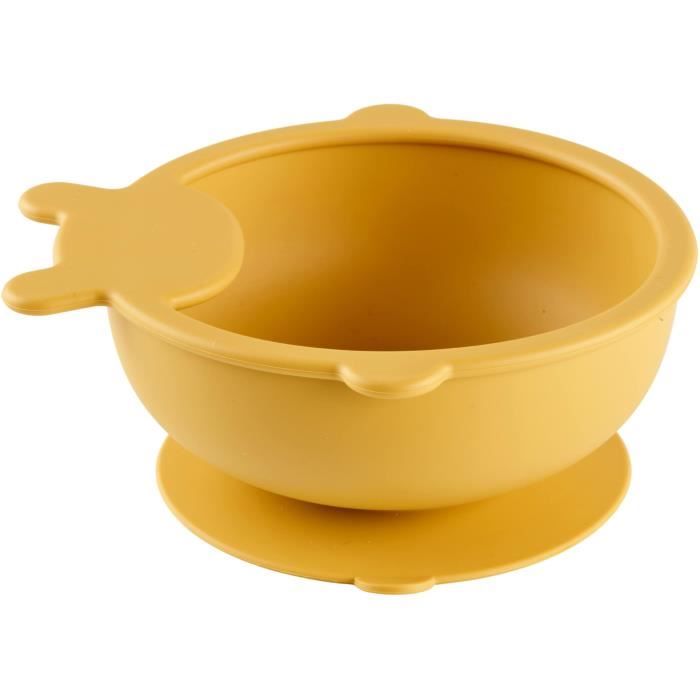 Bacinella - THERMOBABY - Silicone - Giallo Miele, antiscivolo e infrangibile