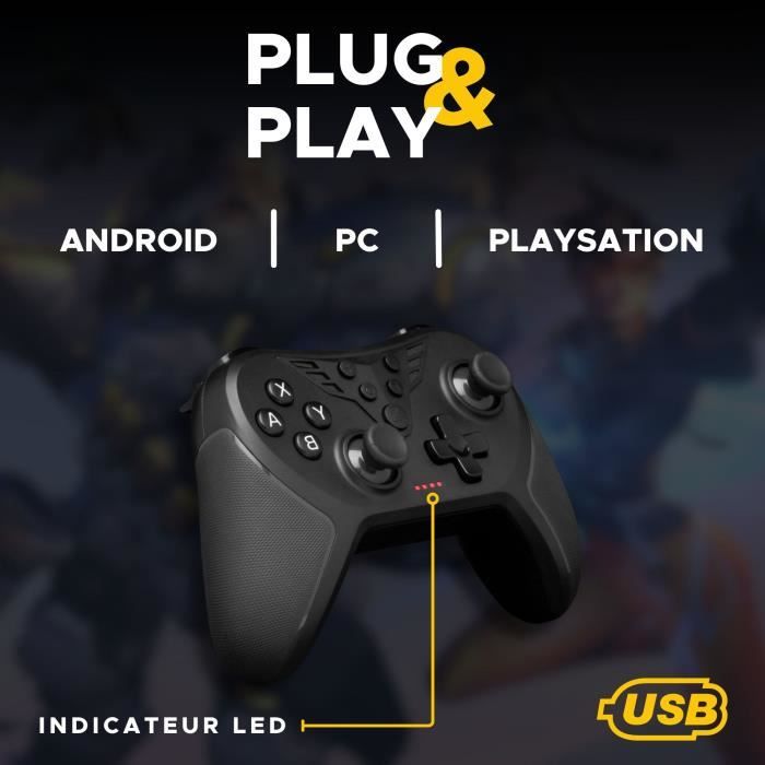 Controller per videogiochi - THE G-LAB - K-PAD HELIUM - Cablato - PC e PS - Nero