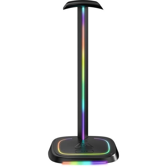 Supporto per cuffie da gioco - The G-Lab - K-STAND-NEON RGB - Cablato - Illuminazione RGB - Nero