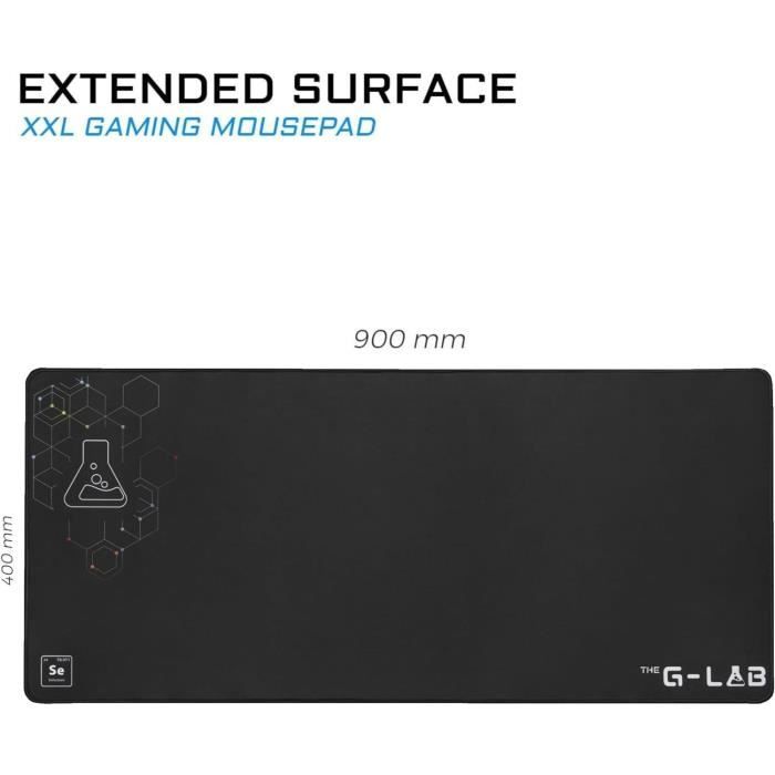 Tappetino per mouse da gioco - The G-Lab - Pad Selenium - XXL