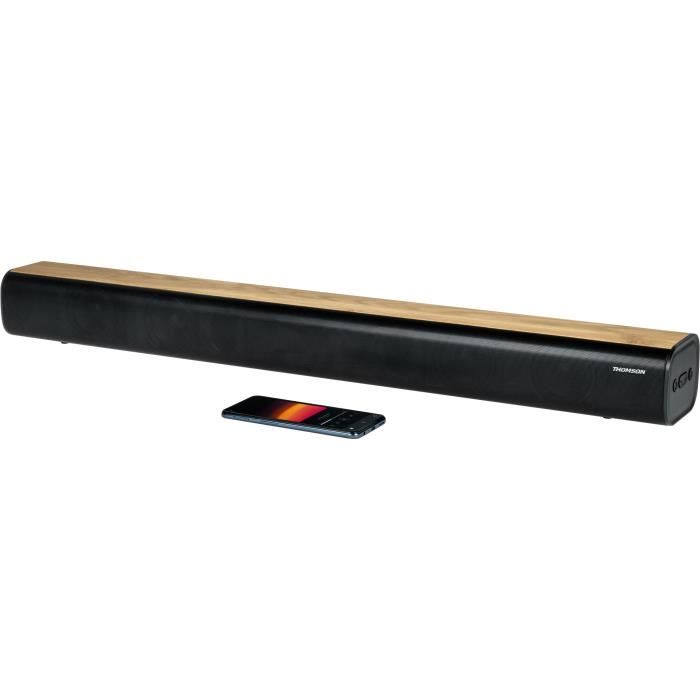 Soundbar Bluetooth THOMSON SB402BT - Bluetooth 5.0 - USB - Finitura legno