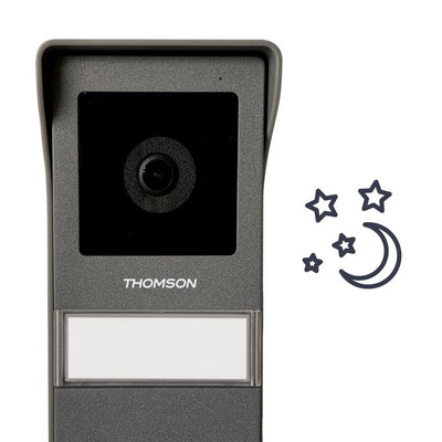 Videocitofono - THOMSON - Colore 2 fili - Schermo 7" - Doppio controllo Tili