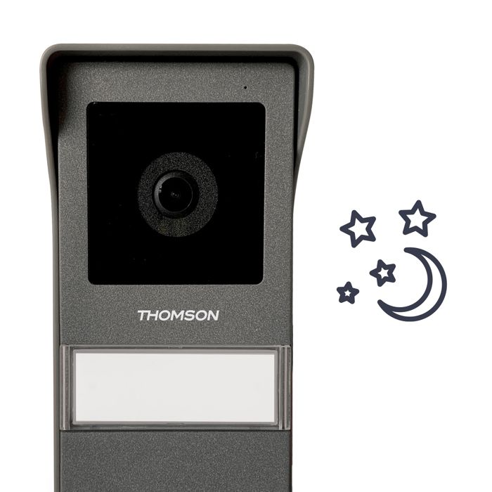 Videocitofono - THOMSON - Colore 2 fili - Schermo 7" - Doppio controllo Tili