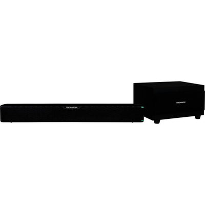 THOMSON SB60BTS - Soundbar wireless con subwoofer - Bluetooth 5.0 - Impianto stereo - 60W - Montaggio a parete - Nero