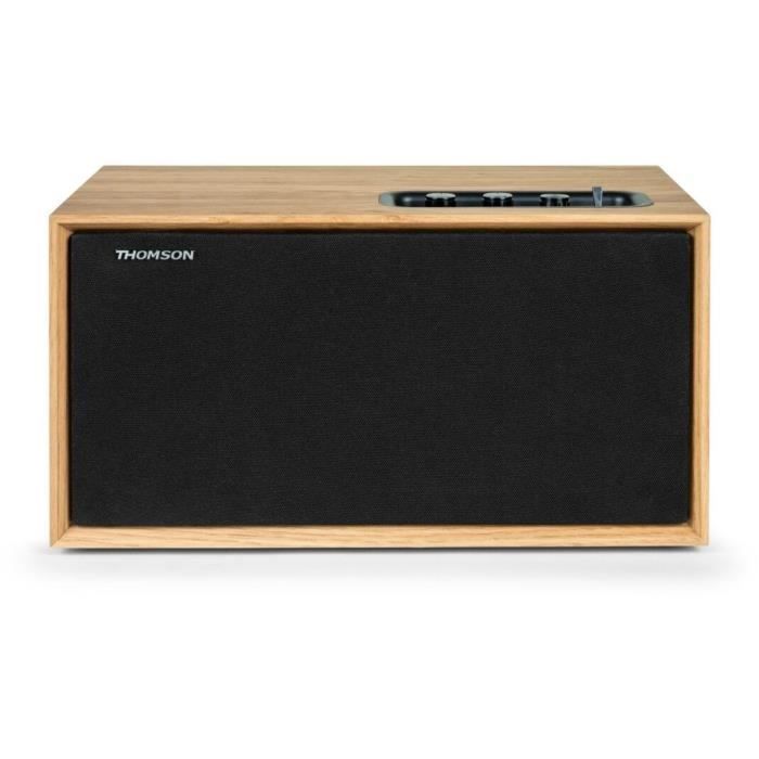 Altoparlante residenziale in legno - THOMSON - WS502 - Bluetooth 5.0, 100W, RCA, USB, AUX-IN