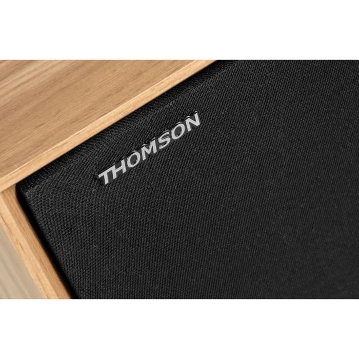 Altoparlante residenziale in legno - THOMSON - WS502 - Bluetooth 5.0, 100W, RCA, USB, AUX-IN