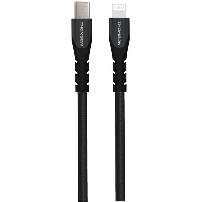Cavo - THOMSON - Ricarica e dati - USB-C a Lightning 3A - Certificato MFI - 1,5 m