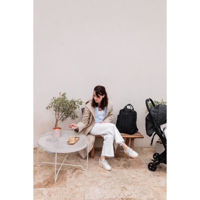 Borsa fasciatoio - TINEO - Forma a zaino - Trapuntata - Nera