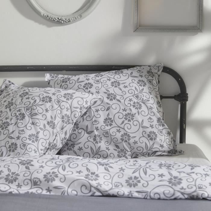 COMPLETO LETTO TODAY - COPRIPIUMINO 240X260 + 2 FEDERE 63X63 - 100% COTONE 57 fili - Capucine