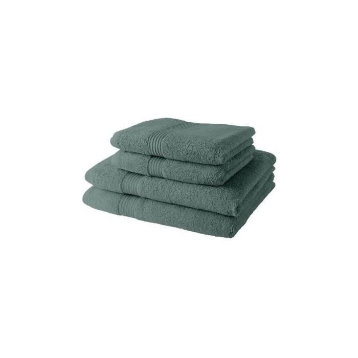 2 asciugamani bagno TODAY 50x90 + 2 teli bagno 70x130 cm 100% Cotone - Celadon