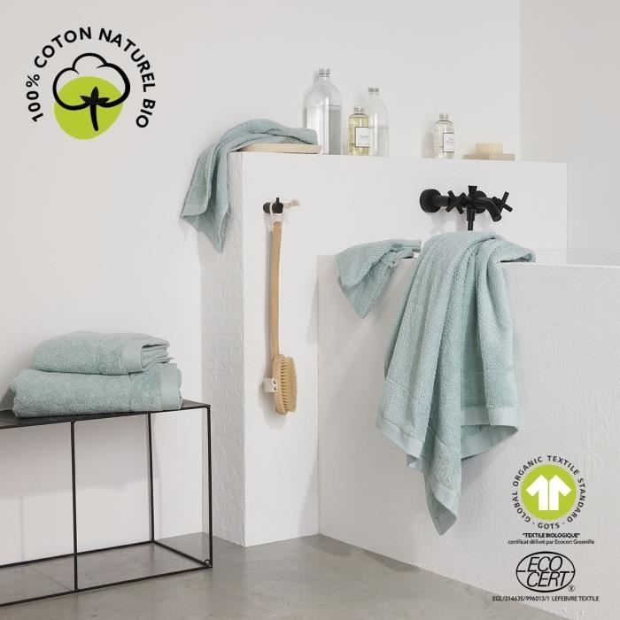 Asciugamano da bagno - TODAY - 50 x 90 cm - Cotone - Celadon biologico