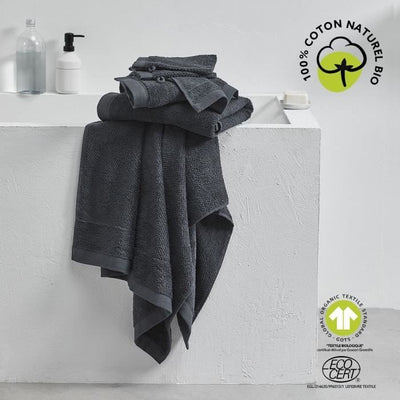 Asciugamano da bagno - TODAY - 70 x 130 cm - Cotone - Carbone biologico