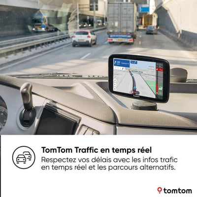GPS per camion - TOM TOM - GO Expert Plus - Schermo 7 HD - Pianificazione percorsi per veicoli di grandi dimensioni - Mappe del mondo