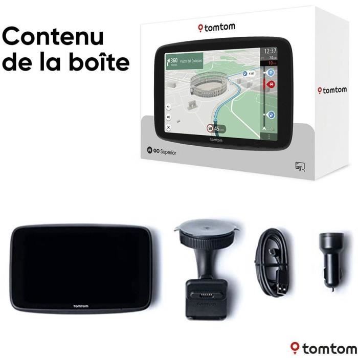 GPS automatico - TOM TOM - GO Superior - schermo HD 7 - Mappe del mondo - Aggiornamento Wi-Fi