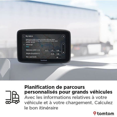 GPS - TOMTOM - GO Professional 5 EU 2a generazione - Mappe Europa, Servizi Pro, Touch Screen