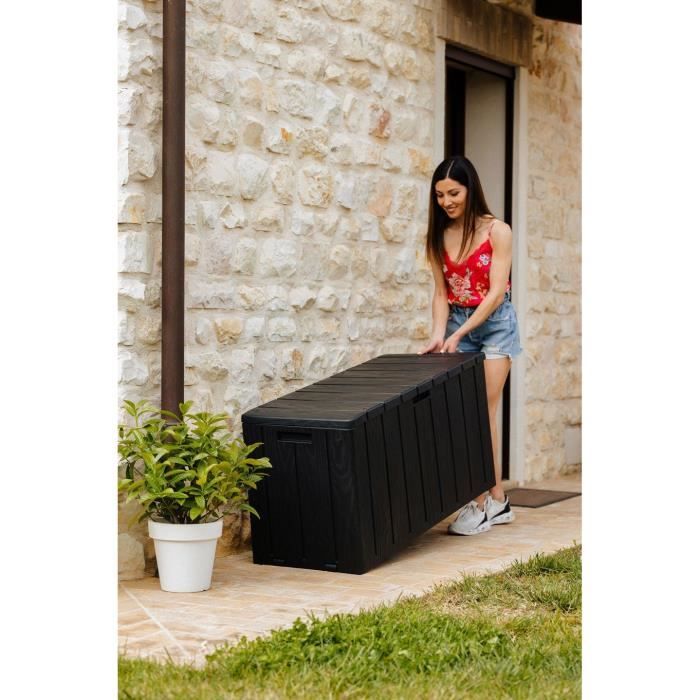 Box da giardino BRAVO - Resina - Capacità 270 L - Antracite