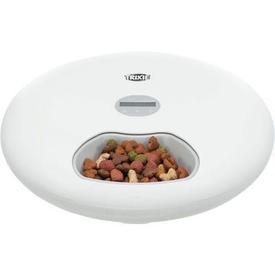 Distributore automatico di alimenti TRIXIE TX5+1 - 6  0,18 L -  32  8 cm - Bianco