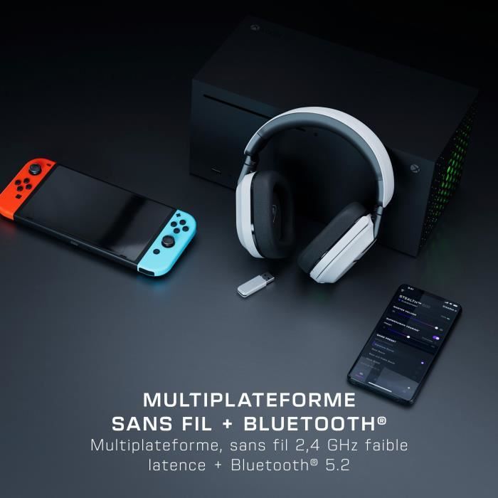Cuffie da gioco wireless multipiattaforma - TURTLE BEACH - Stealth 600 XB (Gen 3) - Bianco
